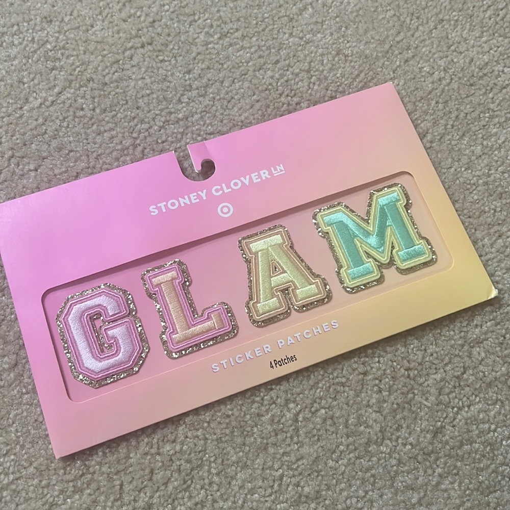 Glam Stoney clover target patches